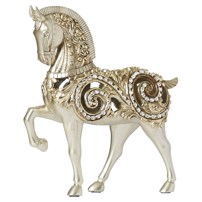 Astoria Grand Arenzville Decorative Horse Figurine & Reviews Wayfair